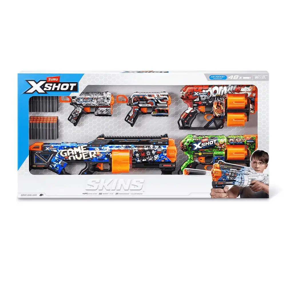 Lanzadardos X-Shot Skins – Combo Pack (Series 1) - Image 2