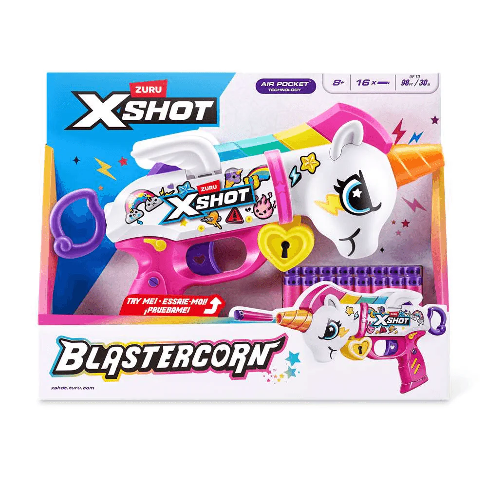Lanzadardos XShot Blastercorn con 16 dardos – ZURU - Image 4