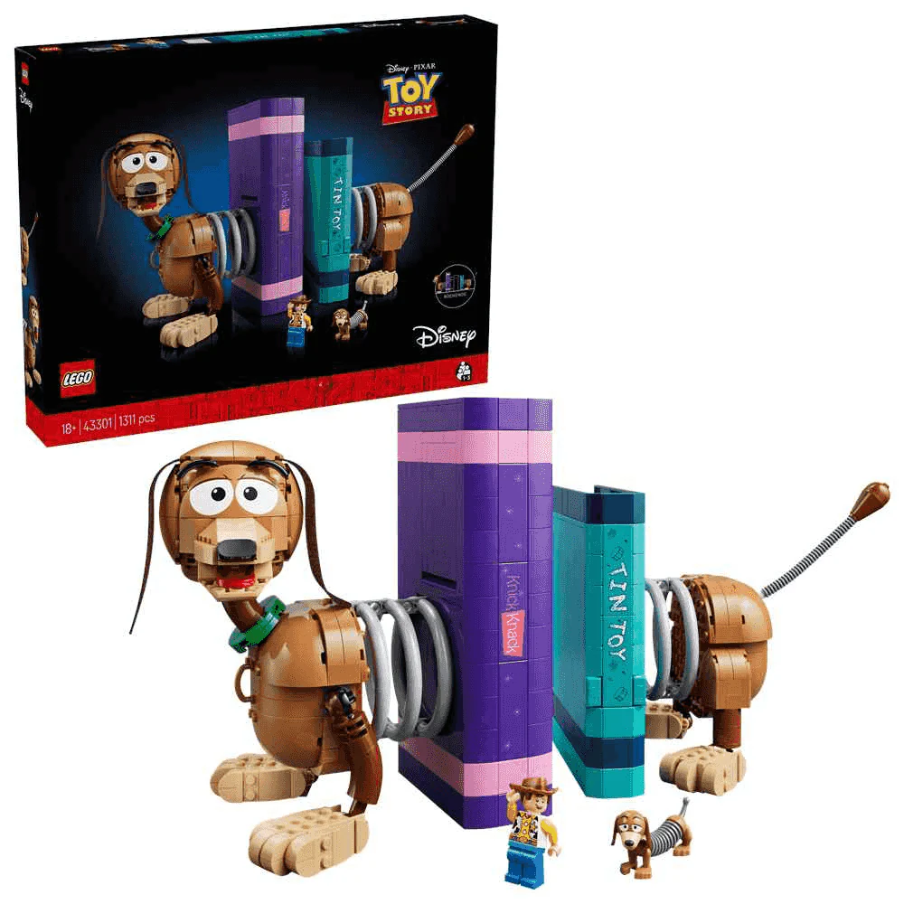LEGO® Disney y Pixar Toy Story Sujetalibros de Slinky 43301 – 1311 piezas (18+)