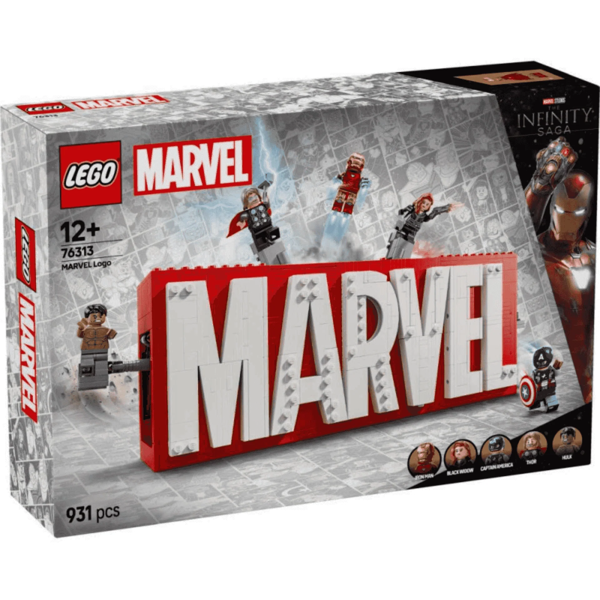 LEGO® Marvel Logotipo MARVEL y Minifiguras - Image 2