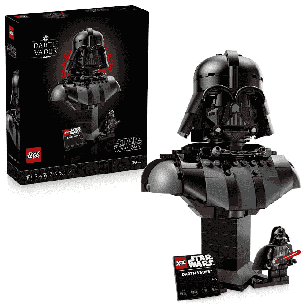 LEGO® Star Wars™ Busto Darth Vader 75439 – Figura exposición 349 piezas +18 años