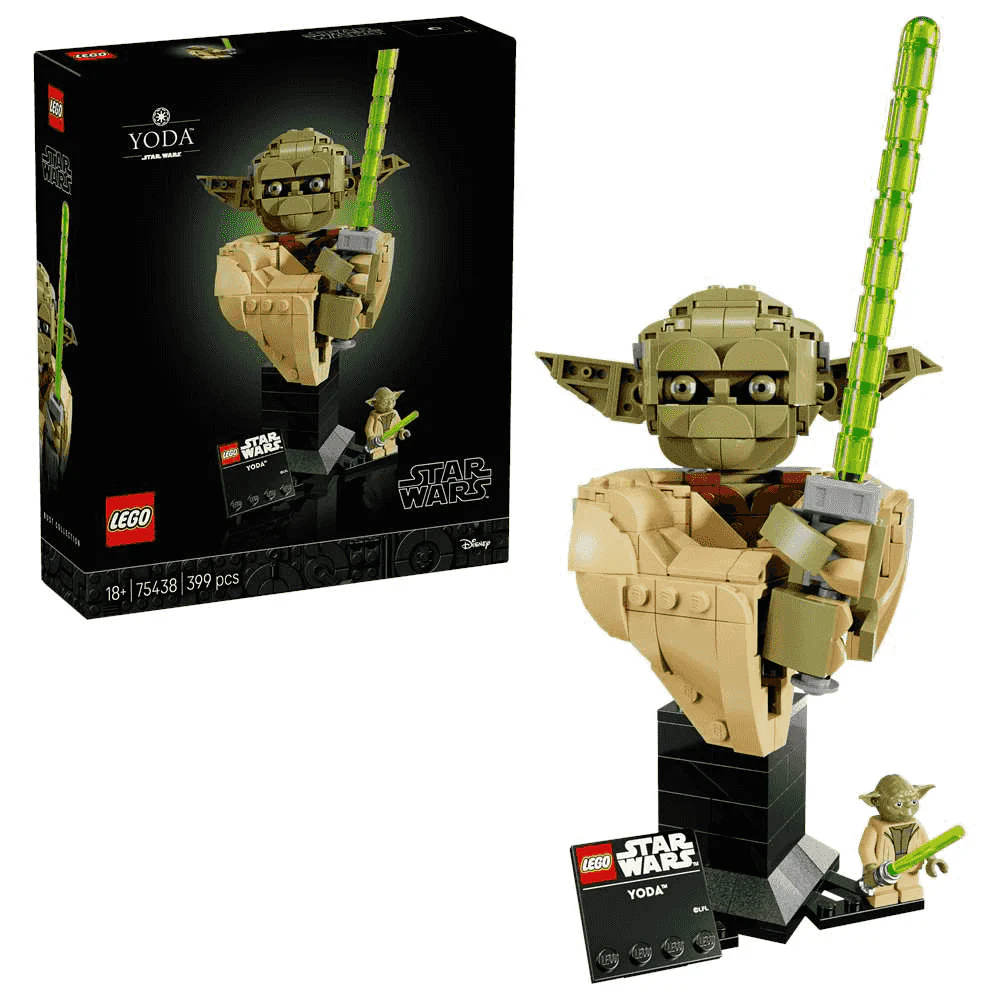 LEGO® Star Wars™ Busto de Yoda 75438 – Figura exposición coleccionista 399 piezas +18 años