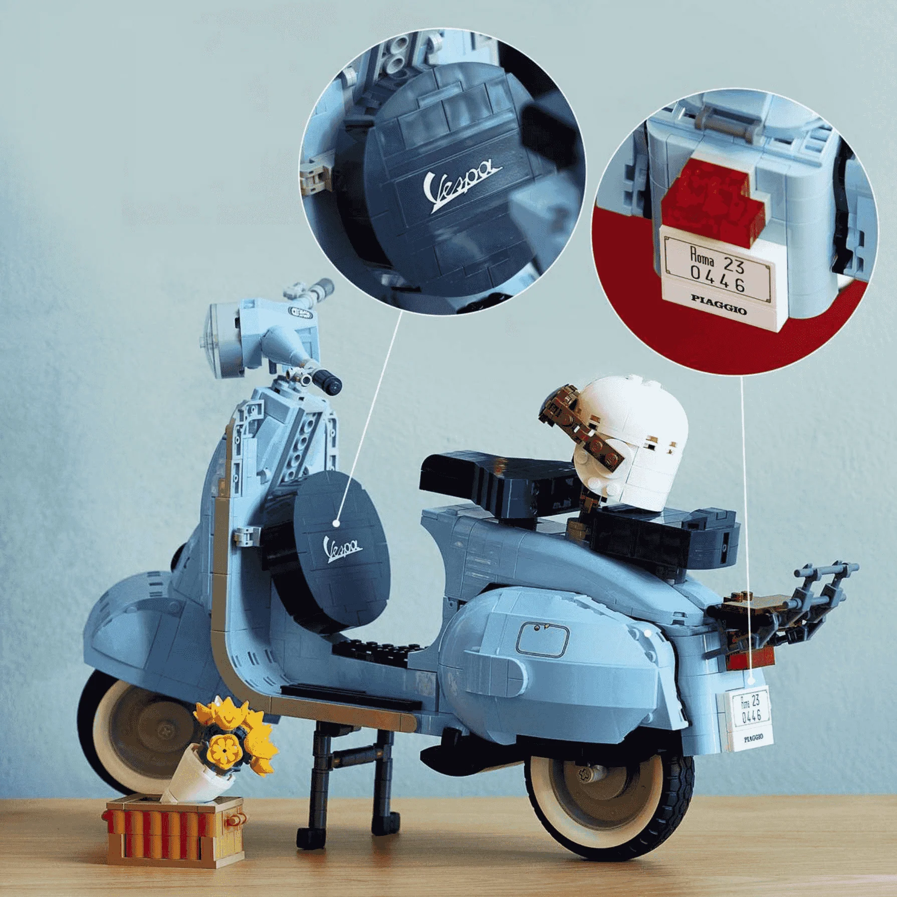 Kit de construcción LEGO 10298 Vespa 125 (1106 piezas) - Image 5