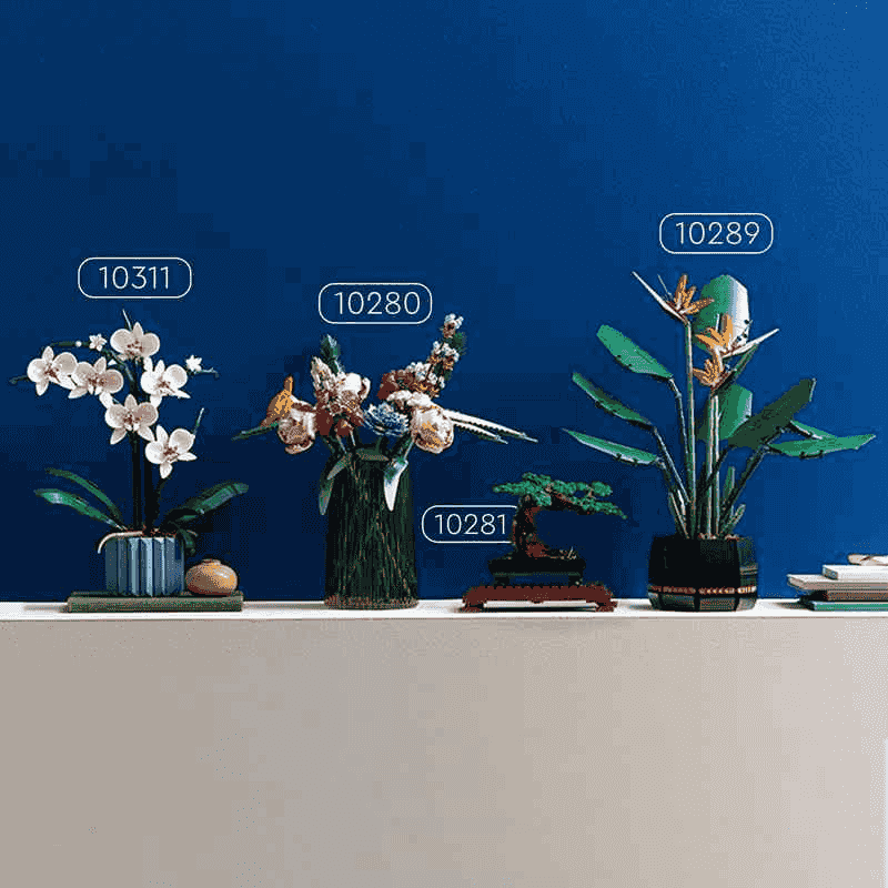 LEGO 10311 Orquídeas (608 piezas) Kit de construcción de planta decorativa - Image 5