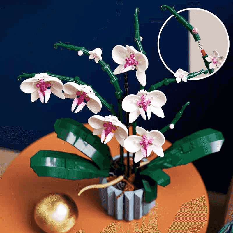 LEGO 10311 Orquídeas (608 piezas) Kit de construcción de planta decorativa - Image 7