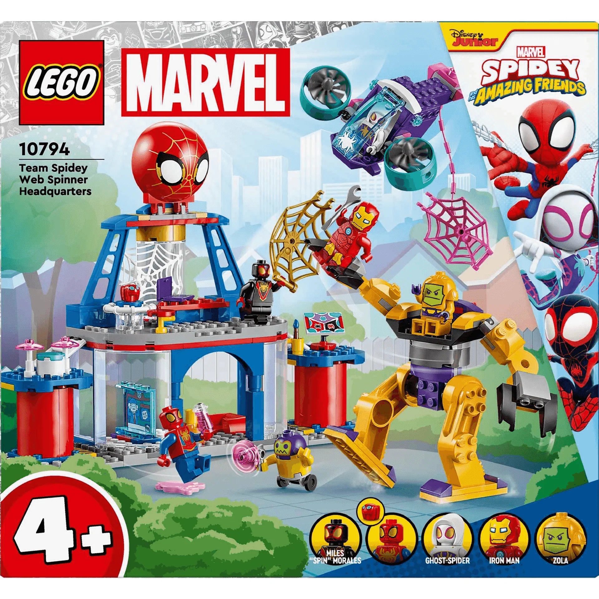 LEGO 4+ Cuartel General Arácnido del Equipo Spidey 10794 - Image 3