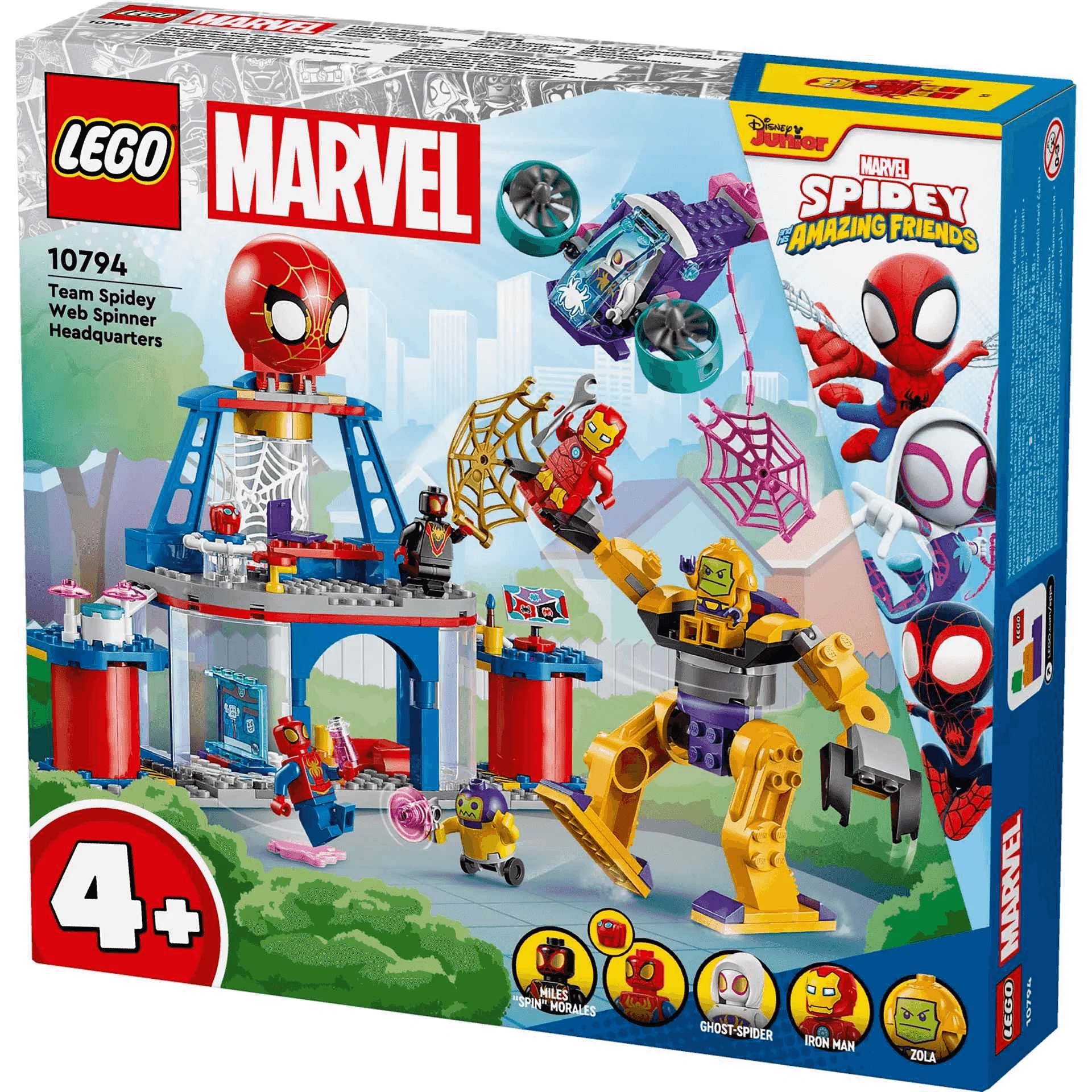 LEGO 4+ Cuartel General Arácnido del Equipo Spidey 10794 - Image 4