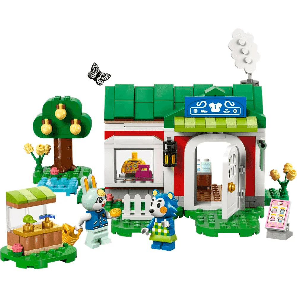 LEGO Animal Crossing Tienda de ropa de las Hermanas Manitas 77055 (322 piezas) - 6+ años
