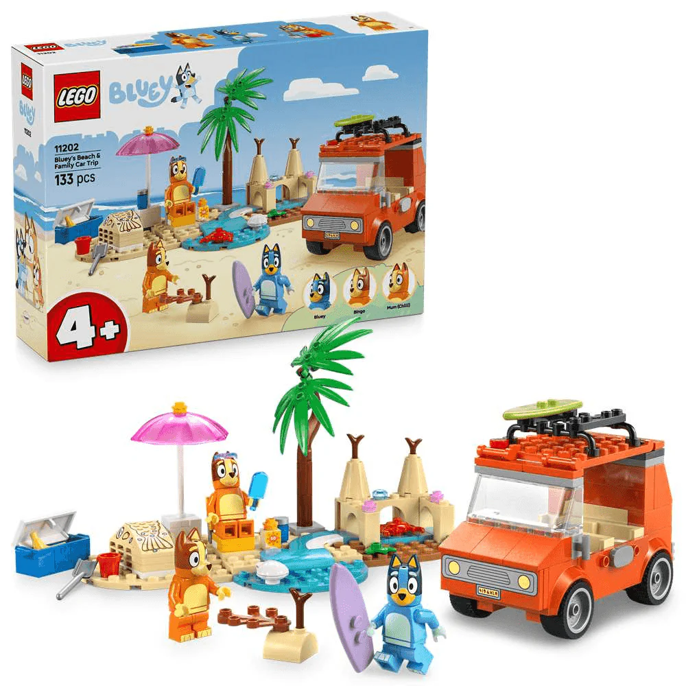 LEGO Bluey Excursión Familiar a la Playa de Bluey Kit 11202 (133 piezas) - 4+ años - Image 2