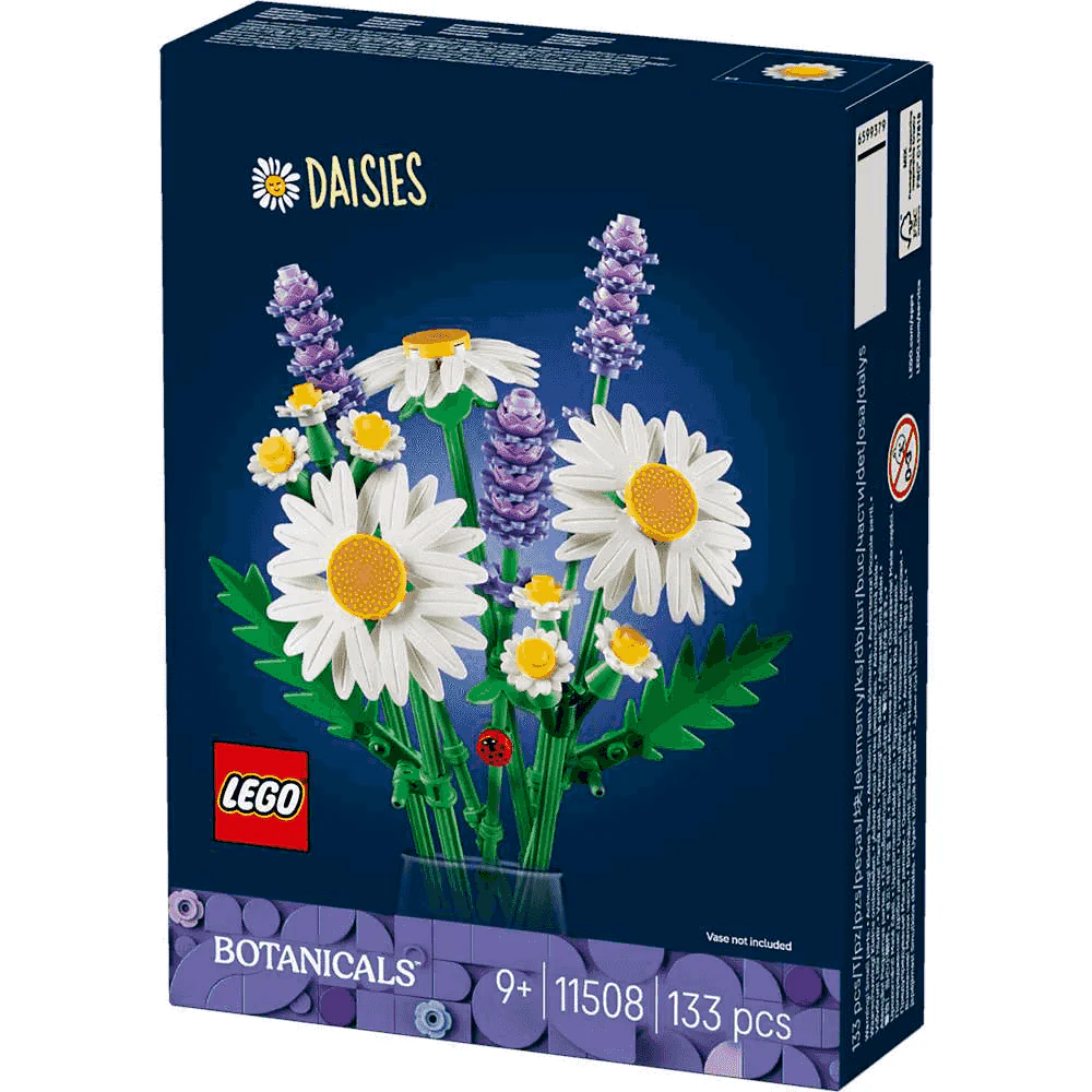 LEGO Botanicals Margaritas – Set de construcción decorativo (11508)