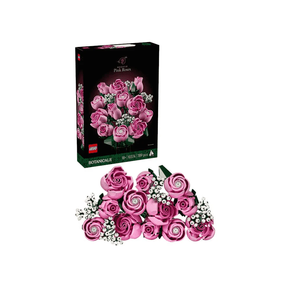 LEGO Botanicals Ramo de Rosas Rosadas Flores 10374 - Image 2