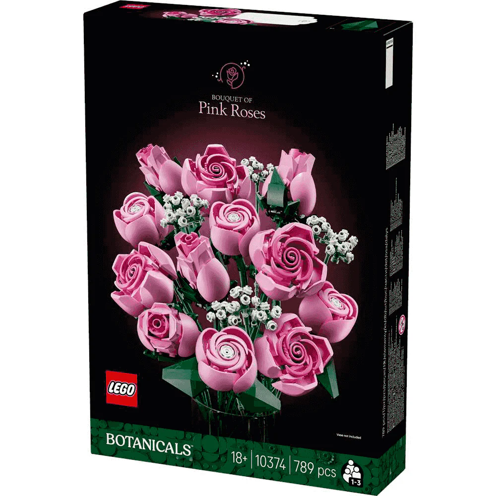 LEGO Botanicals Ramo de Rosas Rosadas Flores 10374 - Image 3