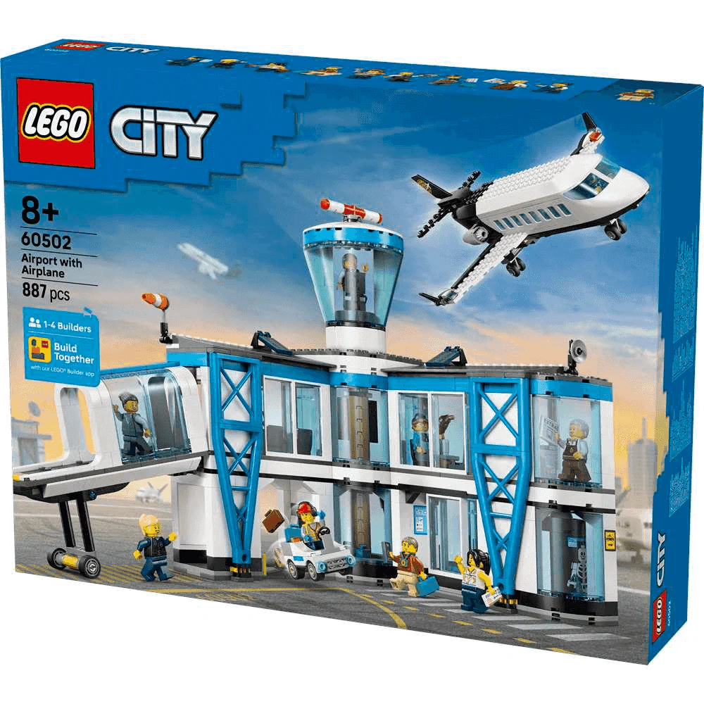 LEGO City Aeropuerto con Avión Set de Aeropuerto 60502 - Image 3