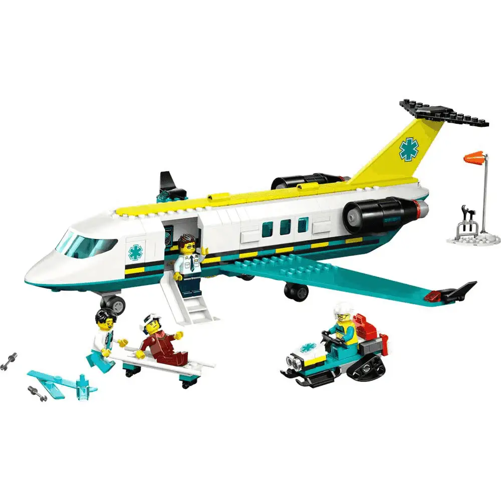 LEGO City Ambulancia Aérea de Emergencia Set 60465 - Image 2