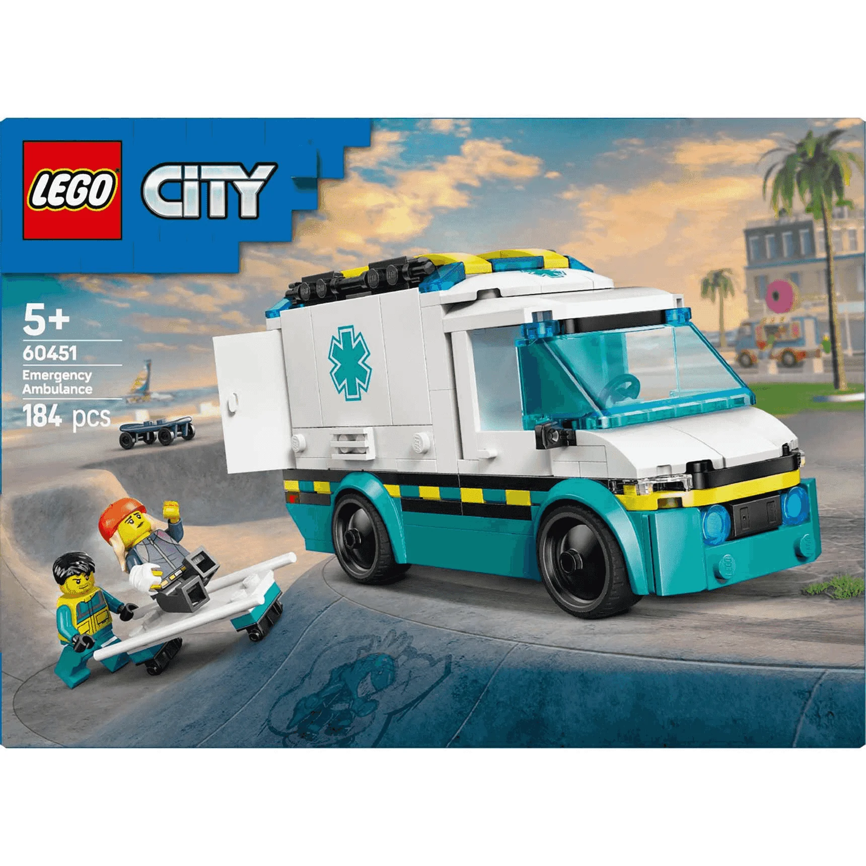 LEGO City Ambulancia de Emergencias Set construible 60451 - Image 3