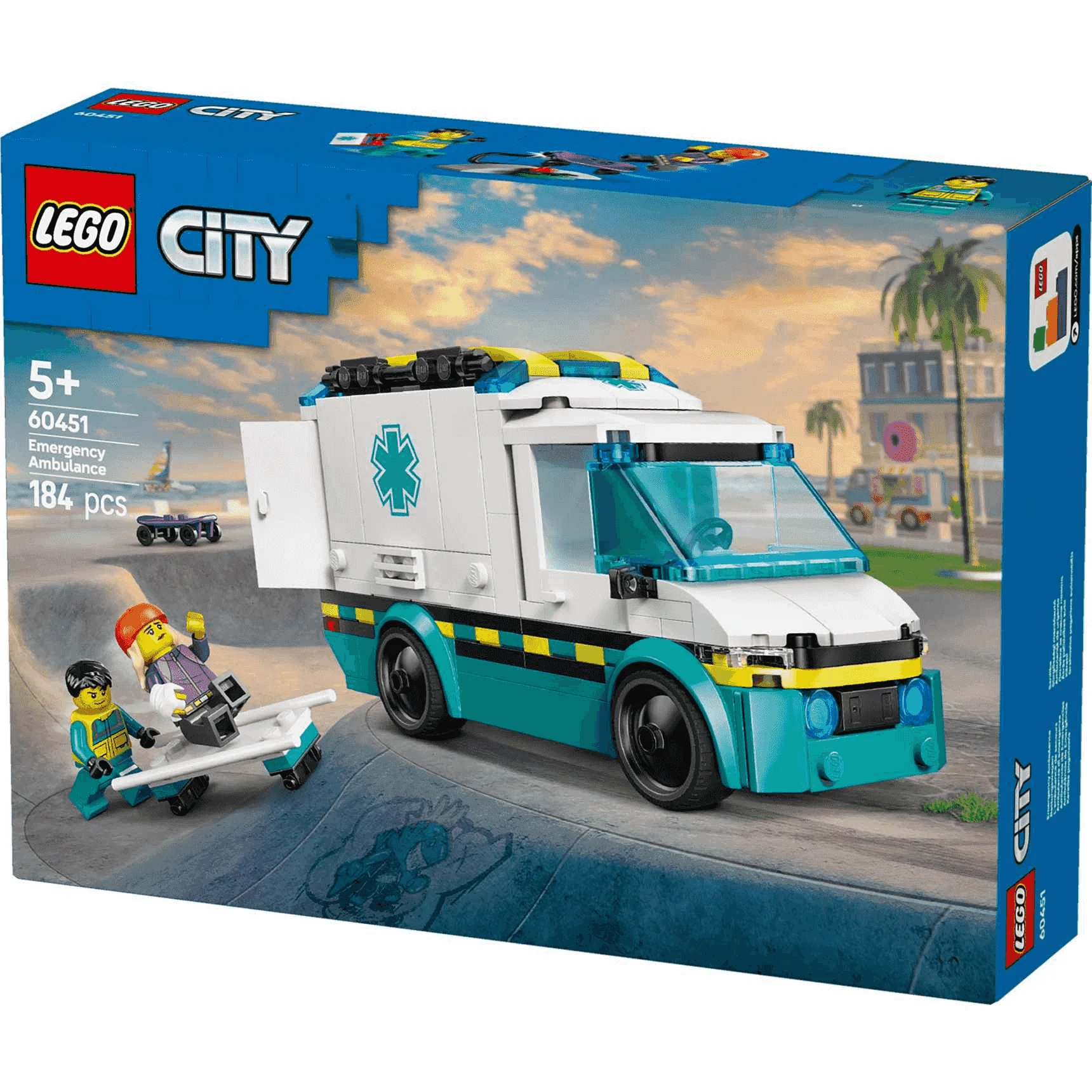LEGO City Ambulancia de Emergencias Set construible 60451 - Image 4