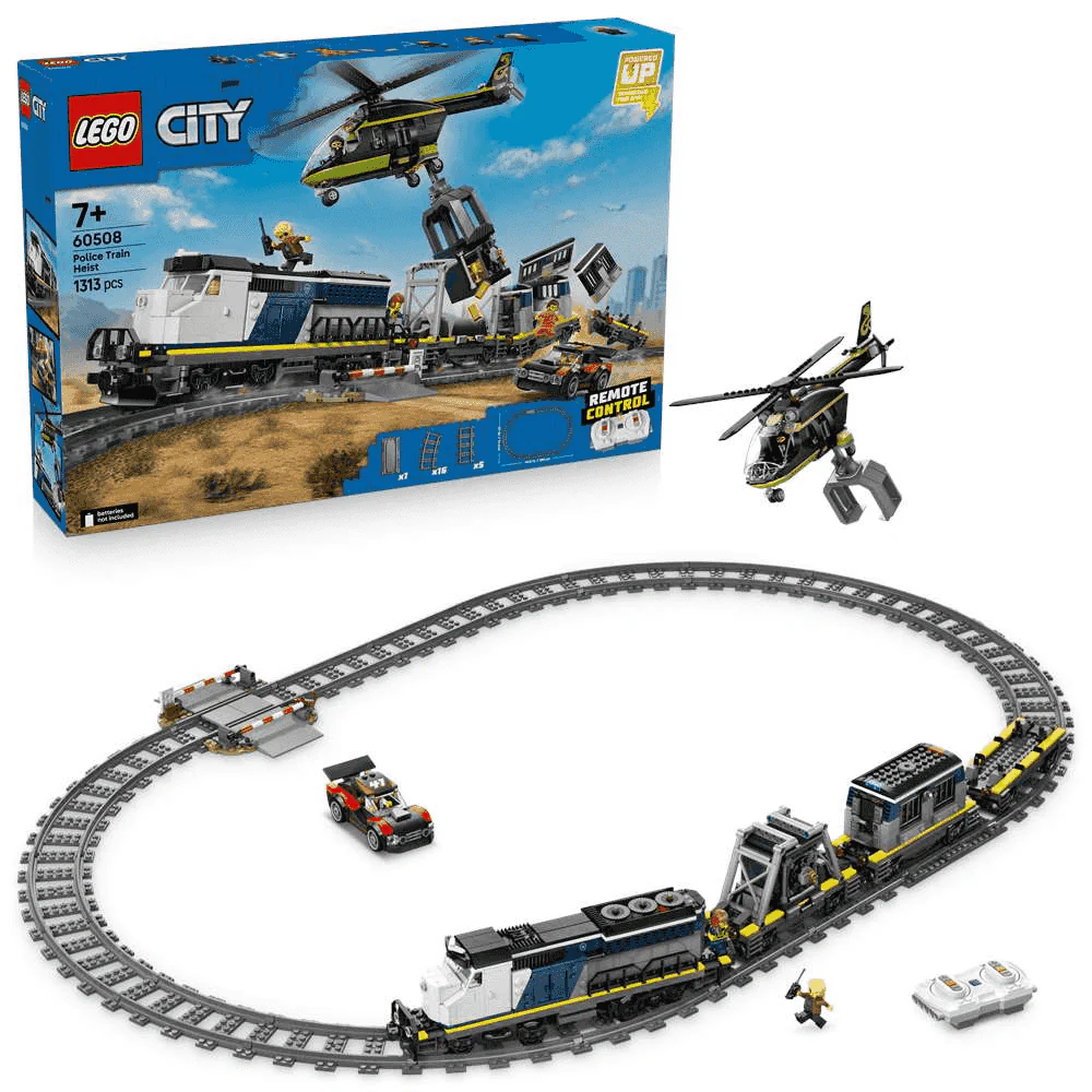 LEGO City Asalto al Tren de Policía – Juguete – 60508 - Image 2