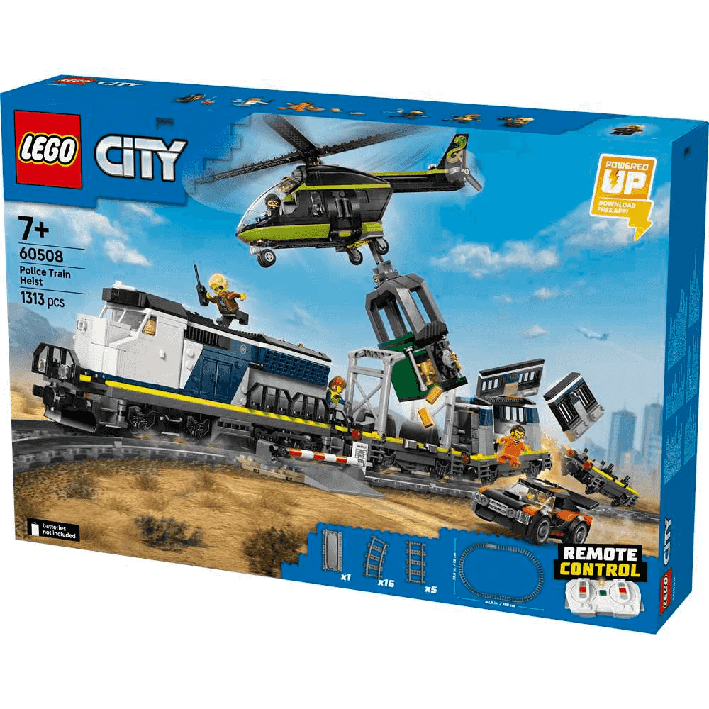 LEGO City Asalto al Tren de Policía – Juguete – 60508 - Image 3