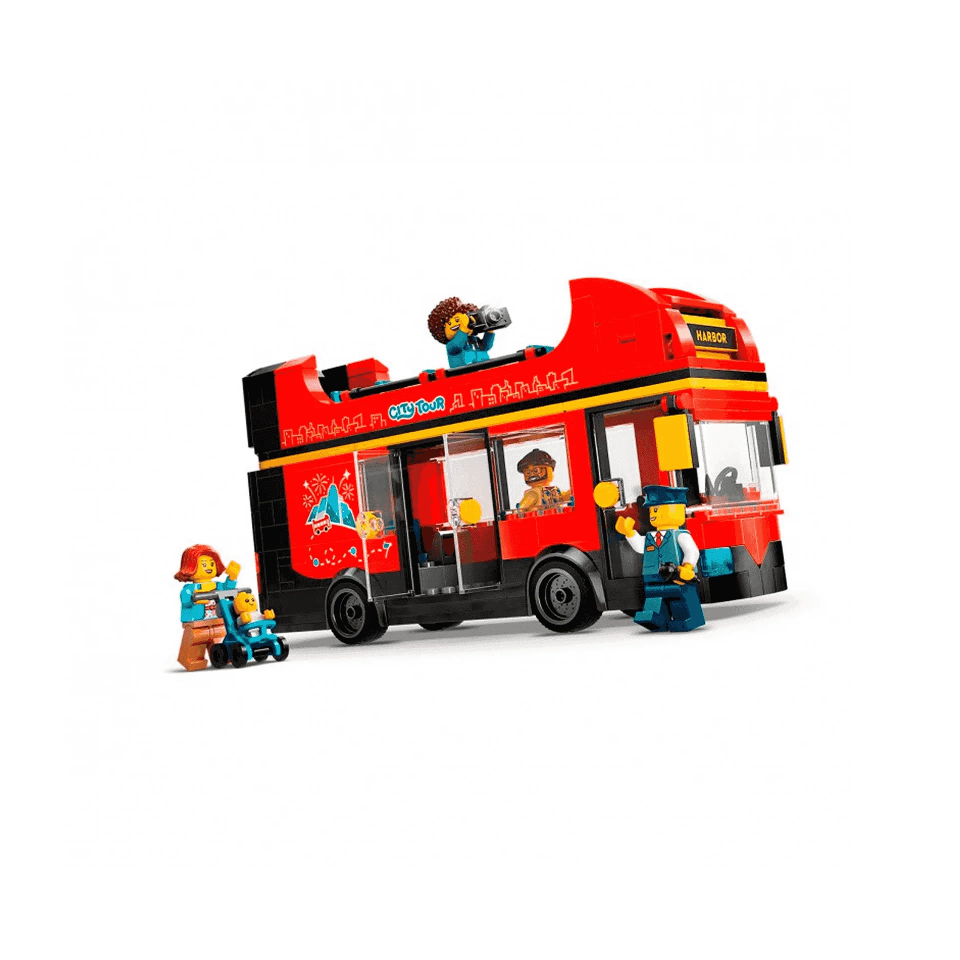 LEGO City Autobús Turístico Rojo de Dos Plantas
