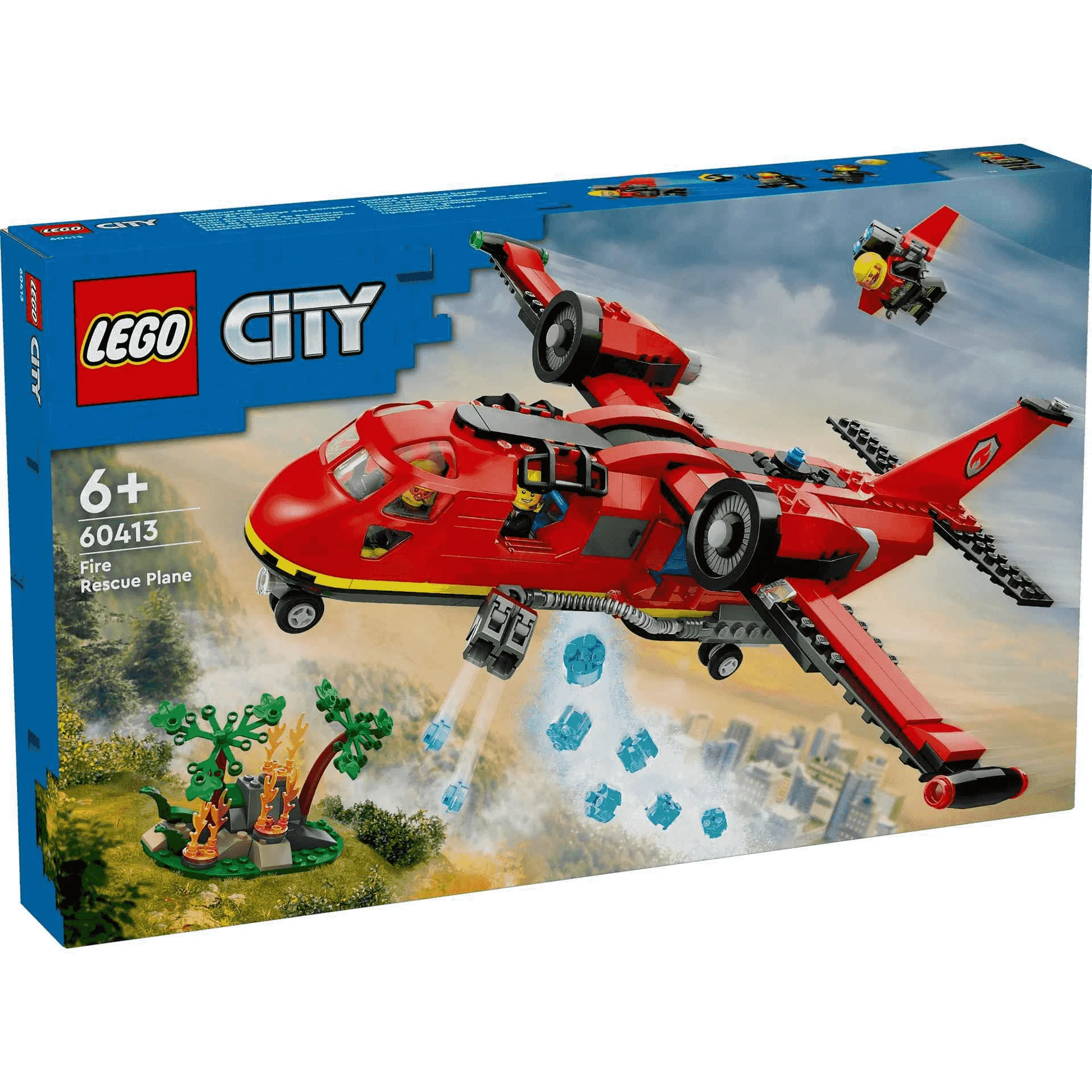 LEGO City Avión de Rescate de Bomberos Set de juguetes de construcción 60413 - Image 5