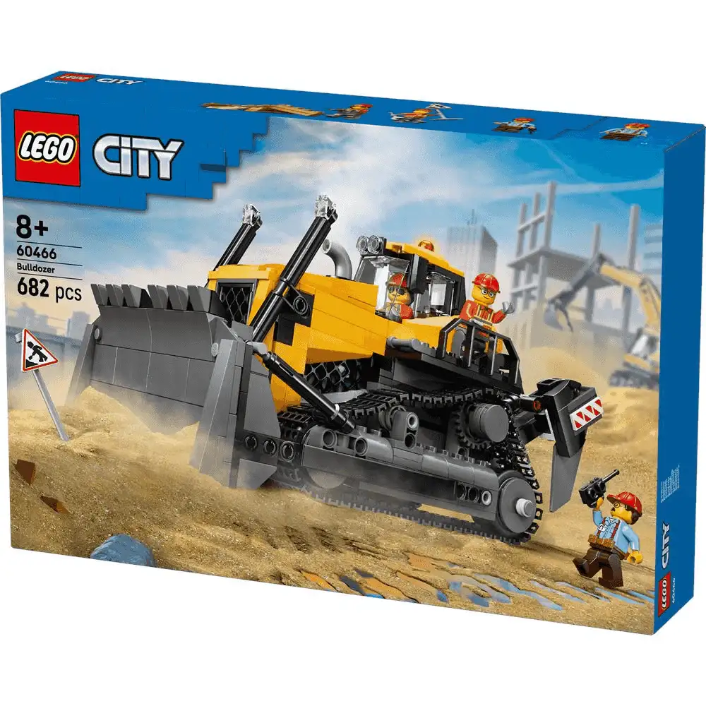 LEGO City Buldócer Amarillo Juguete de Construcción 60466