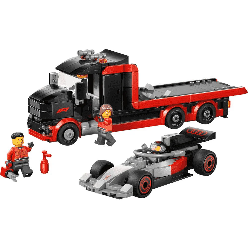 LEGO City Camión de Exposición de F1 con Coche de Carreras Audi F1 – 60493
