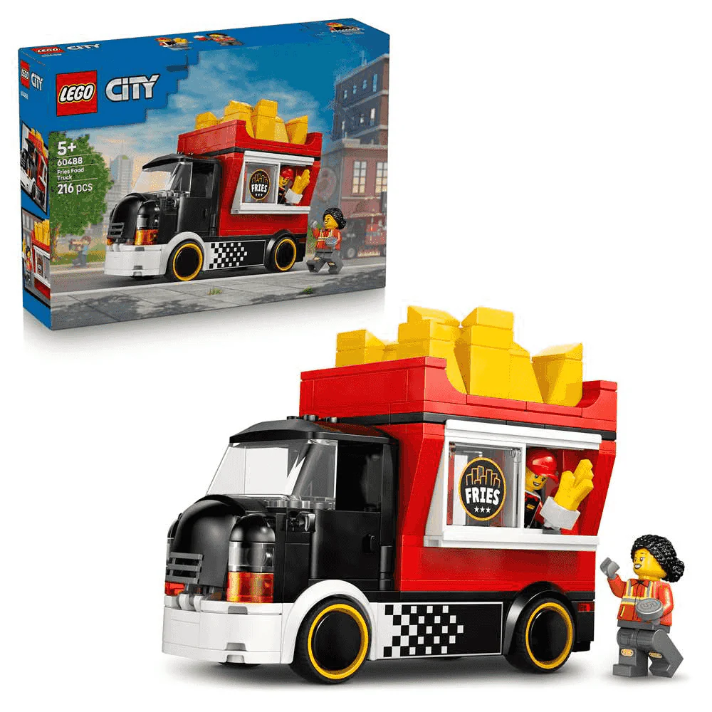 LEGO City Camión de Patatas Fritas – Set de construcción con vehículo (60488)