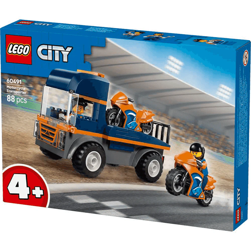 LEGO City Camión de Transporte de Motos Juguete 60491 - Image 3