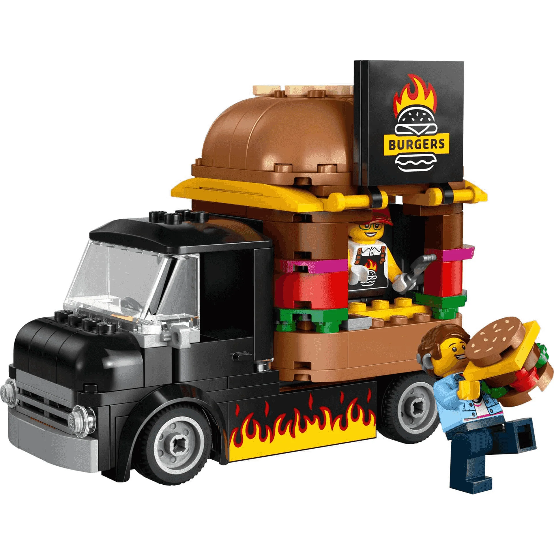 LEGO City Camión Hamburguesería Set de construcción de juguetes 60404 - Image 2