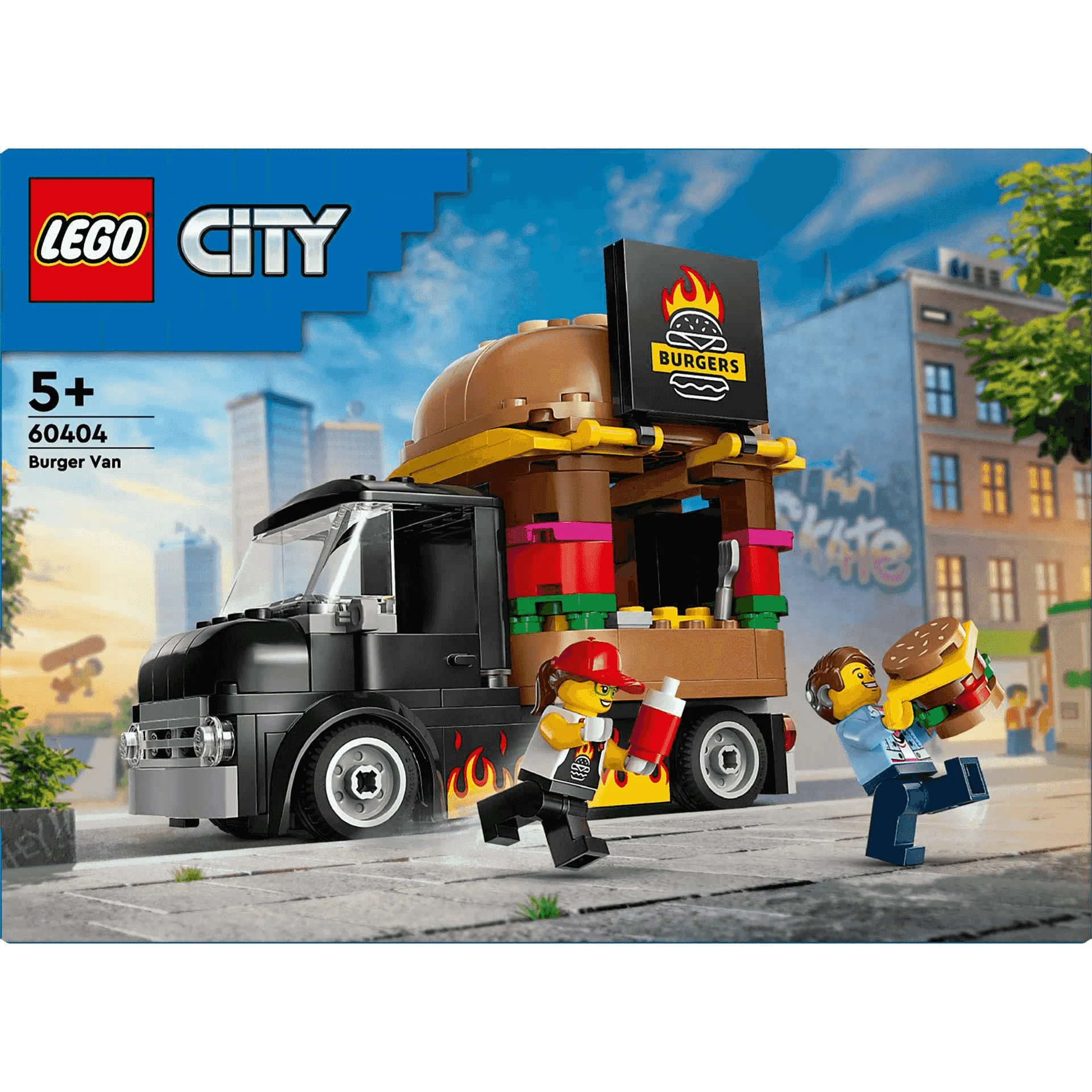 LEGO City Camión Hamburguesería Set de construcción de juguetes 60404 - Image 3