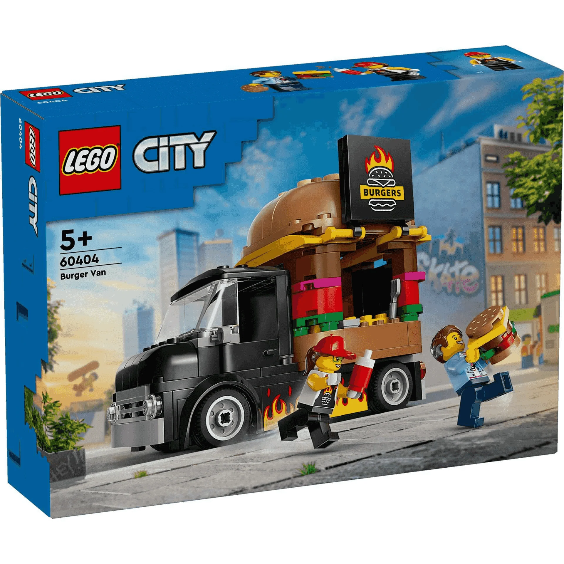 LEGO City Camión Hamburguesería Set de construcción de juguetes 60404 - Image 5