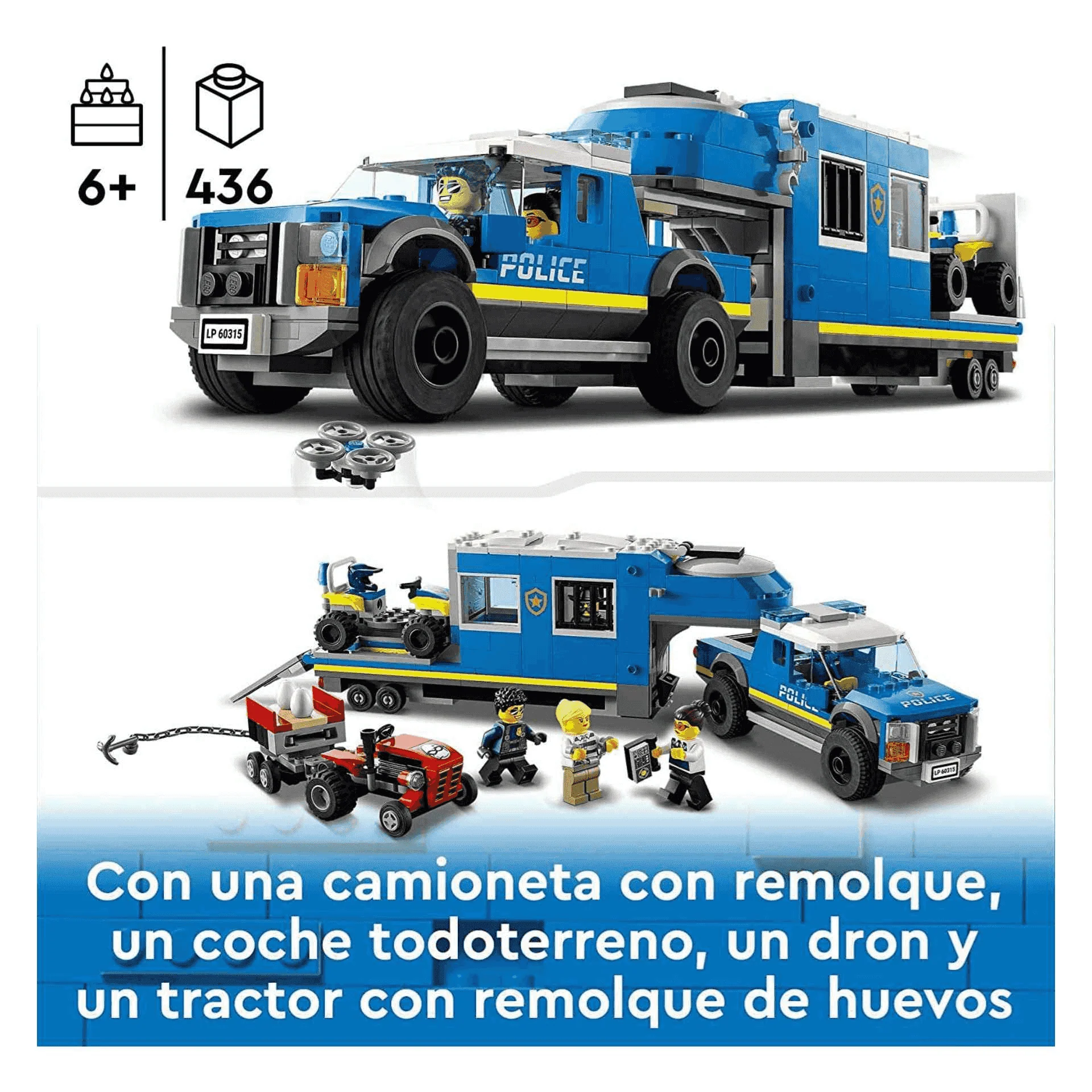 LEGO City Central Móvil de Policía 60315 - Image 3