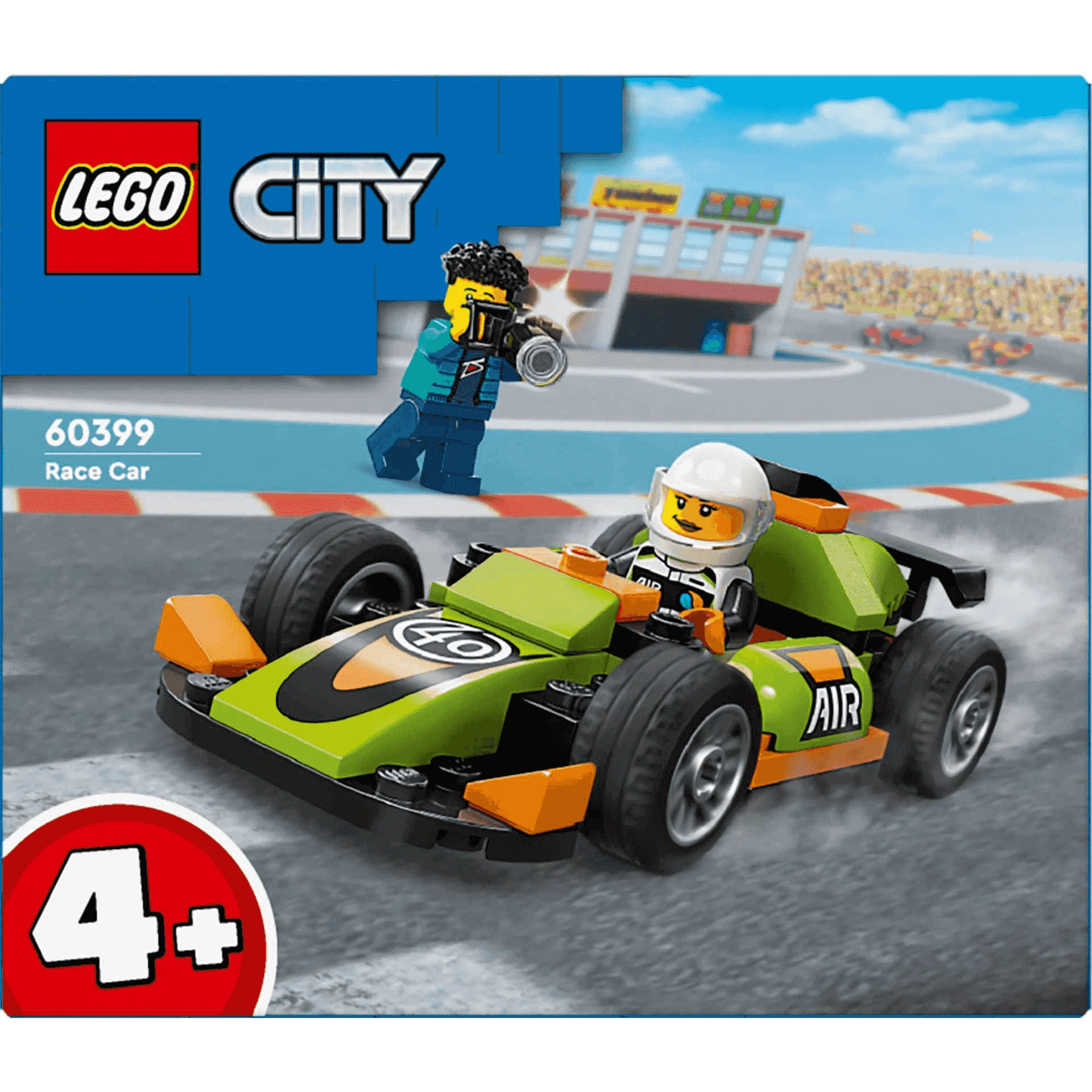 LEGO City Deportivo de Carreras Verde Vehículo de competición de juguete 60399 - Image 3