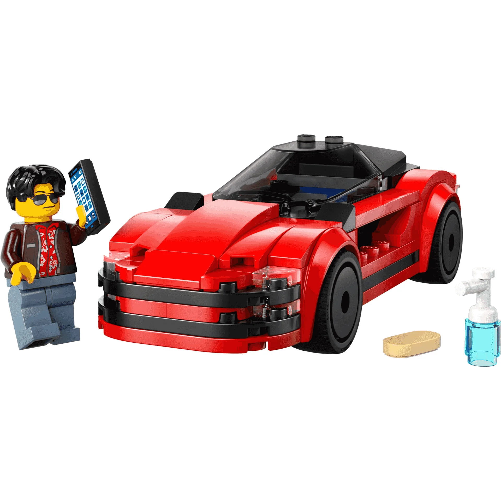 LEGO City Deportivo Rojo Set con vehículo de juguete 60448