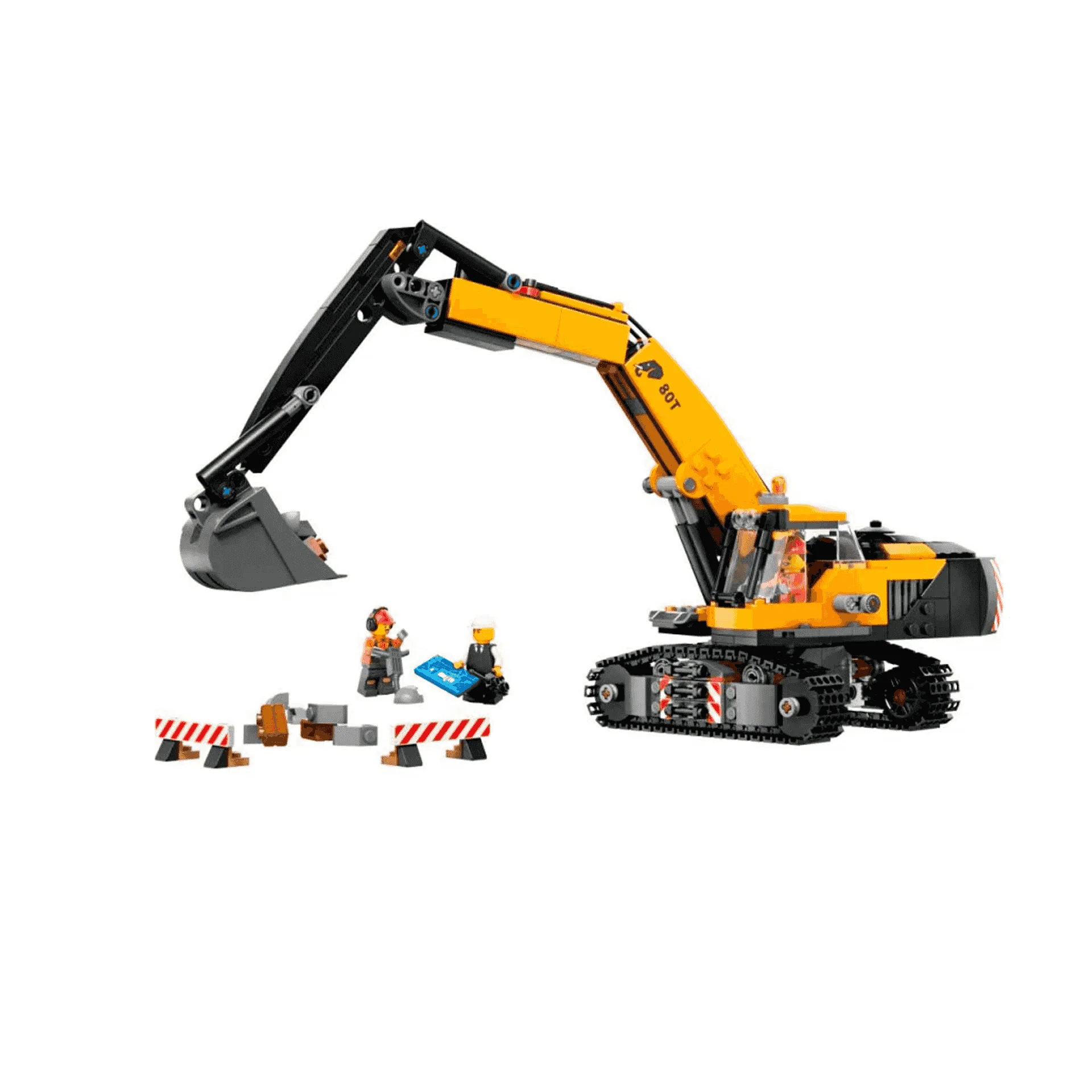 LEGO City Excavadora de Obra Amarilla 60420 - Image 2