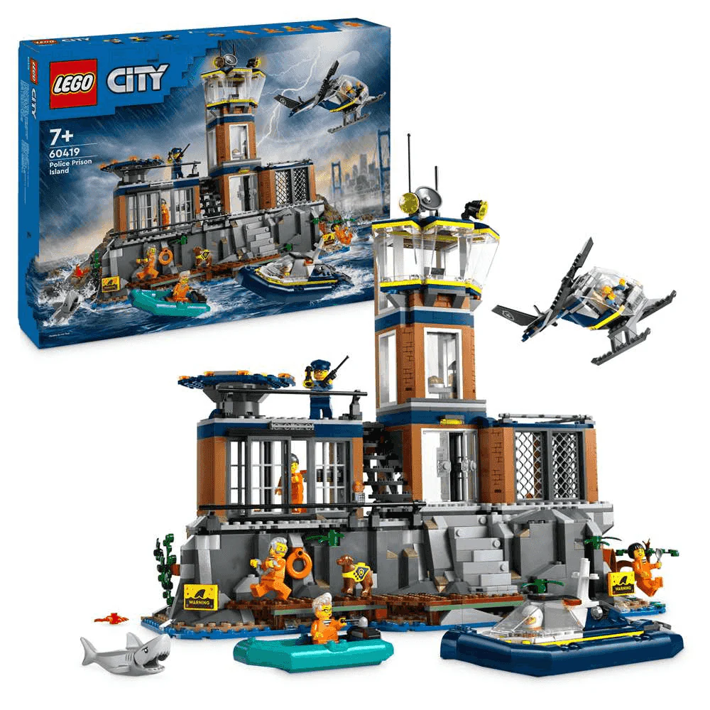 LEGO City Isla Prisión de la Policía Juguete para construir 60419 (980 piezas) - 7+ años - Image 2