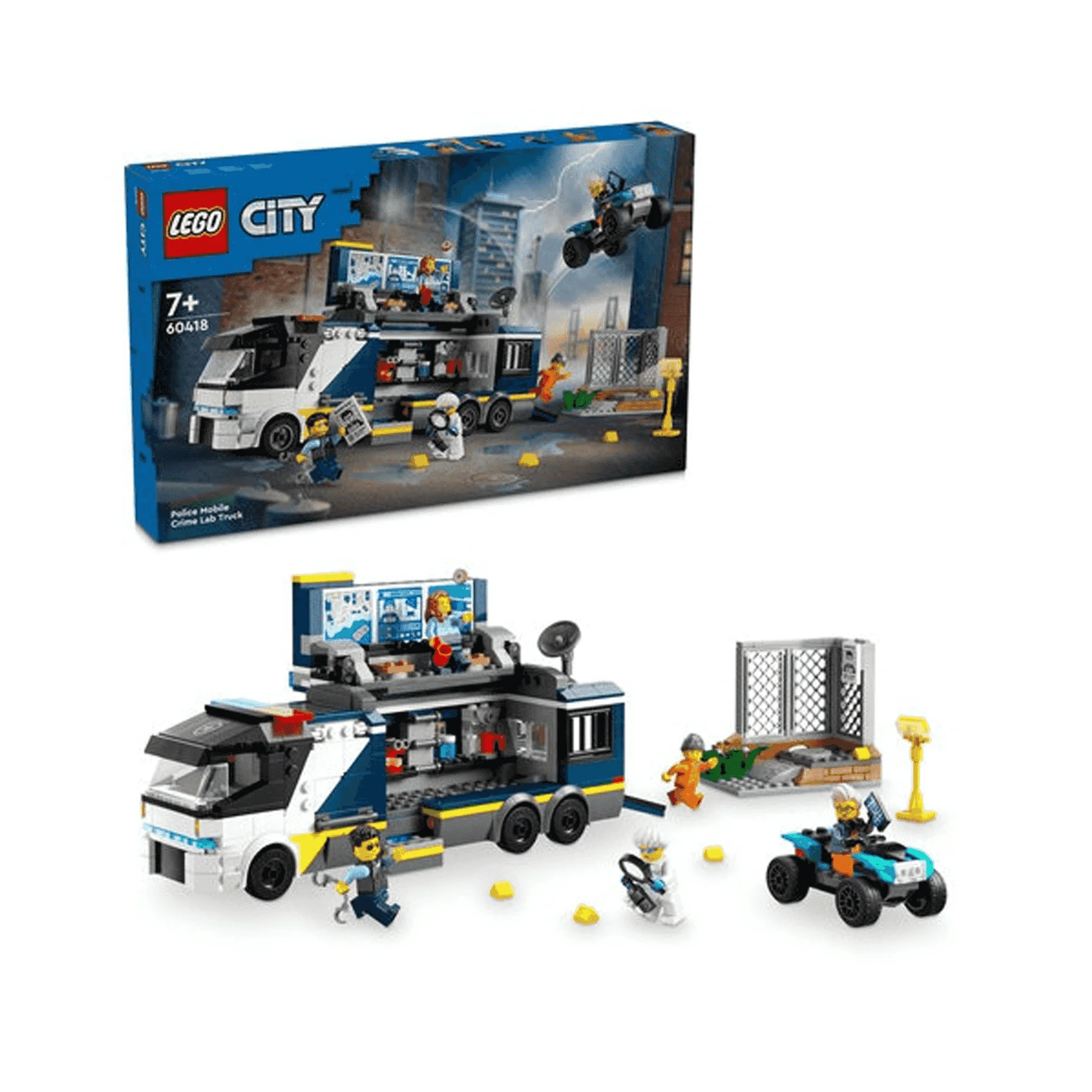 LEGO City Laboratorio de Criminología Móvil de la Policía Juguete 60418