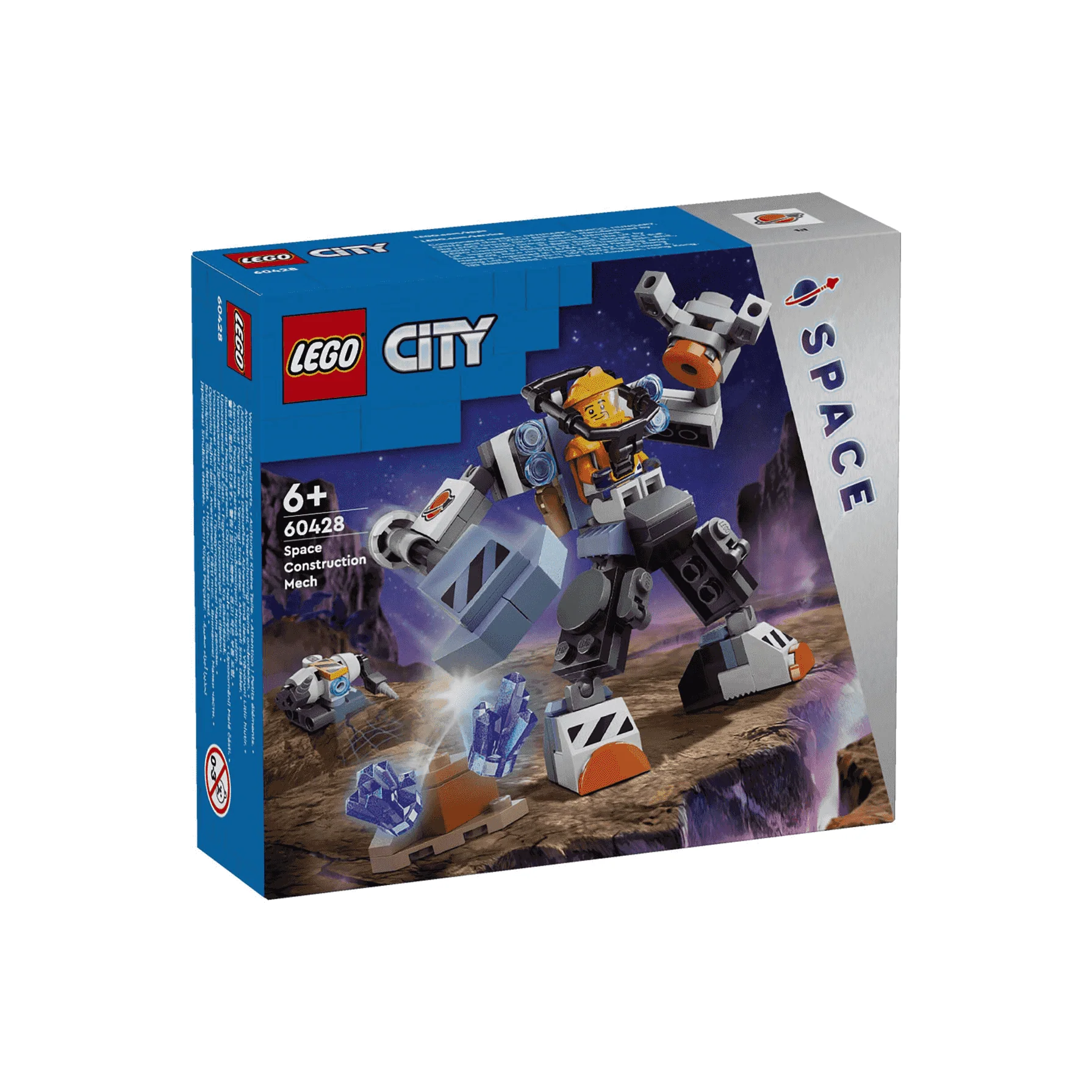 LEGO City Meca de Construcción Espacial Traje de juguete 60428 - Image 2