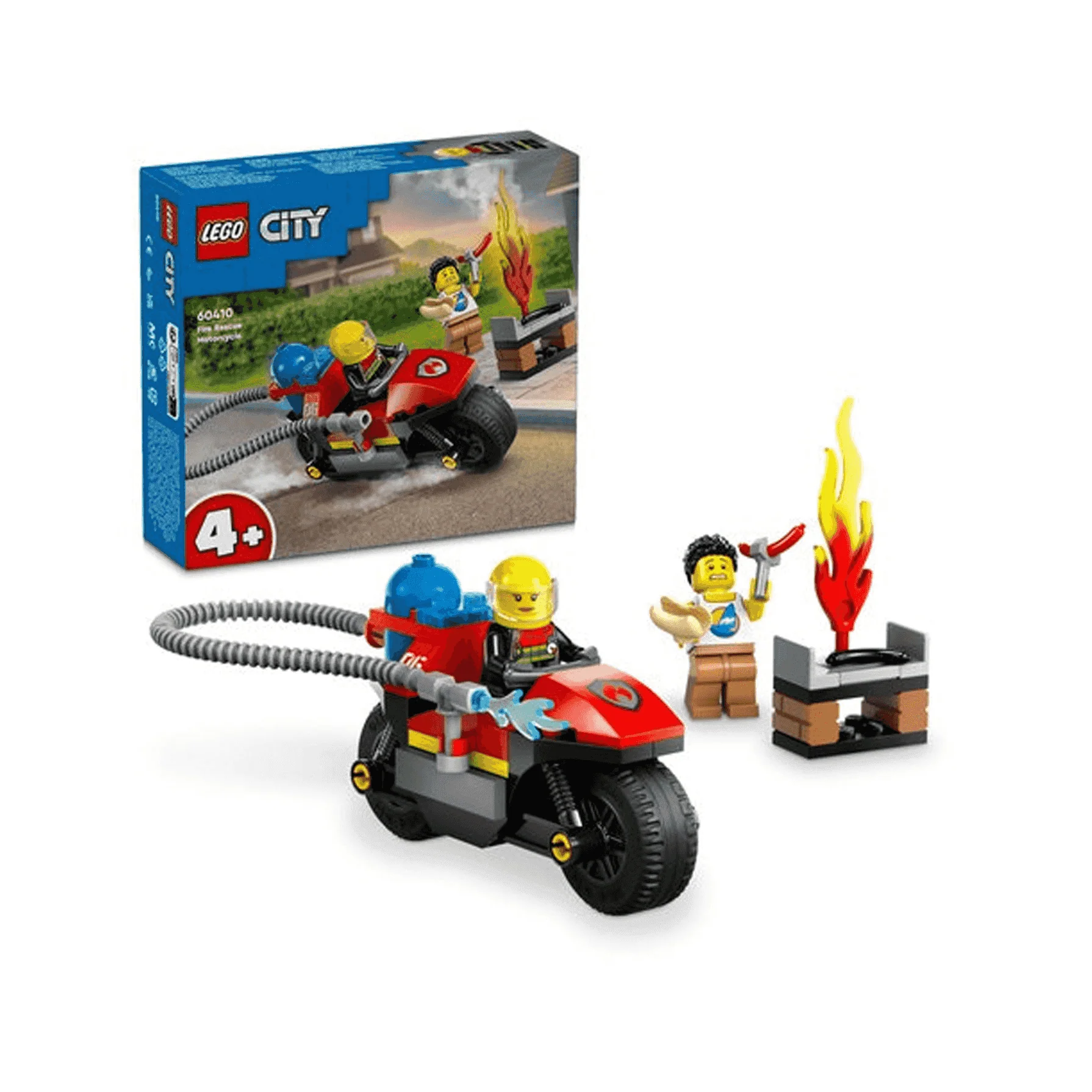 LEGO City Moto de Rescate de Bomberos Set de construcción 60410