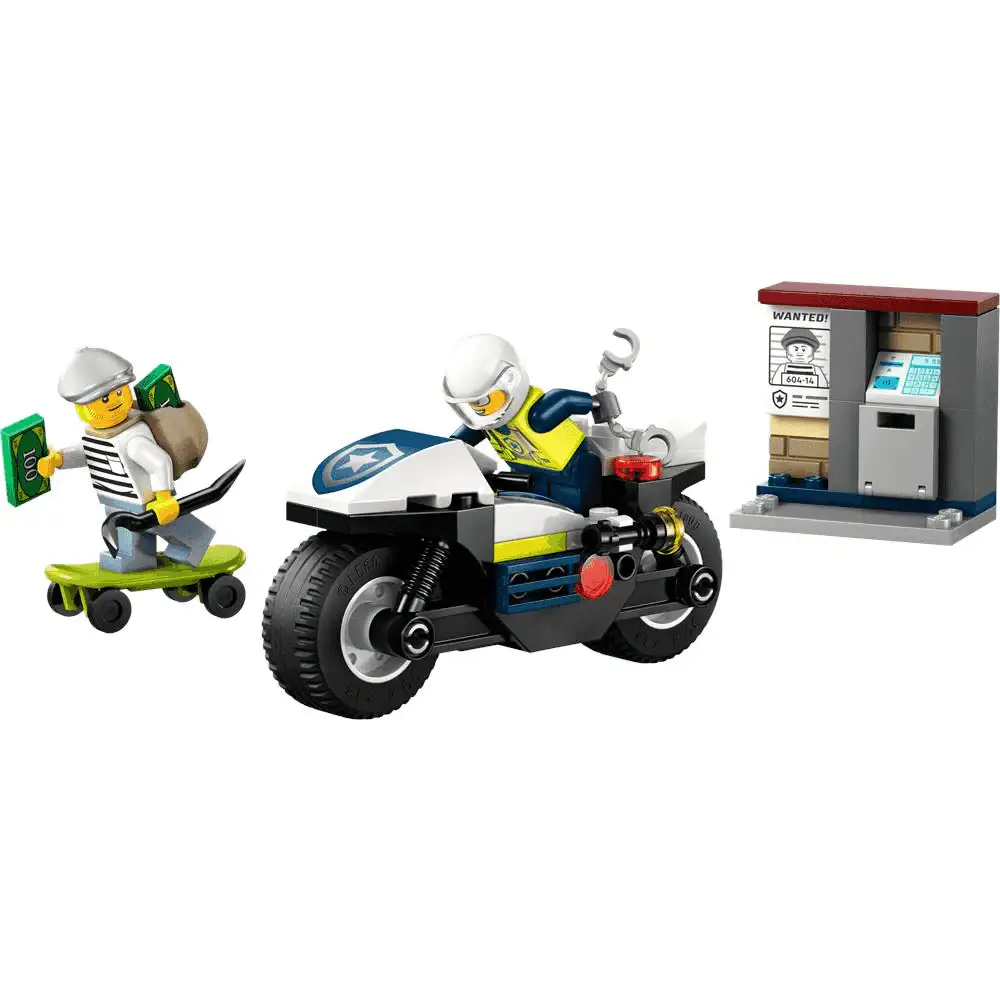 LEGO City Persecución en Moto de Policía Juguete 60455 - Image 2