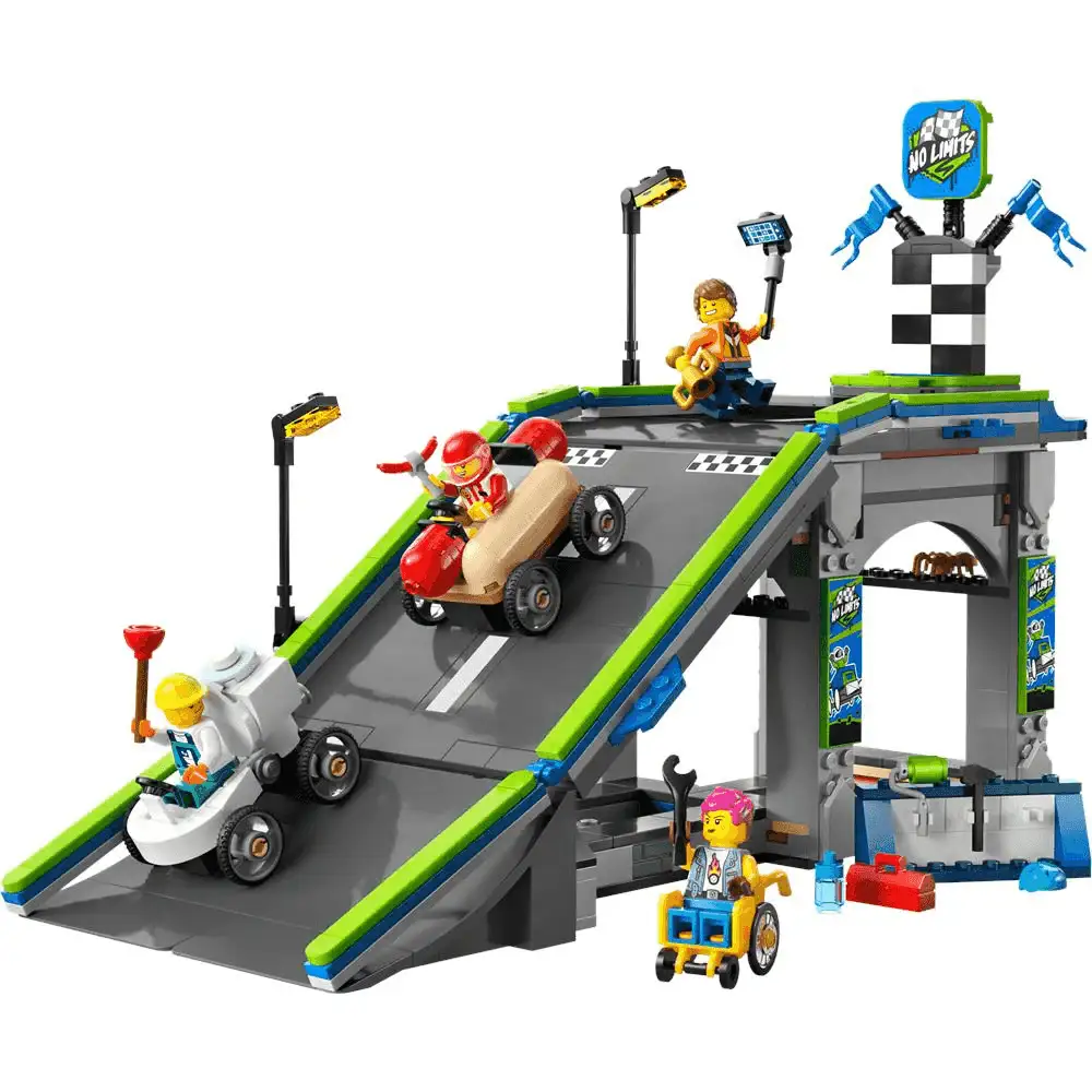 LEGO City Sin Límites: Rampa de Aceleración para Coches de Carreras 60460 - Image 3