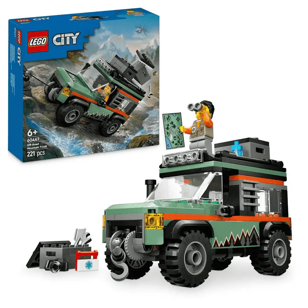 LEGO City Todoterreno 4x4 de Montaña Juguete 60447