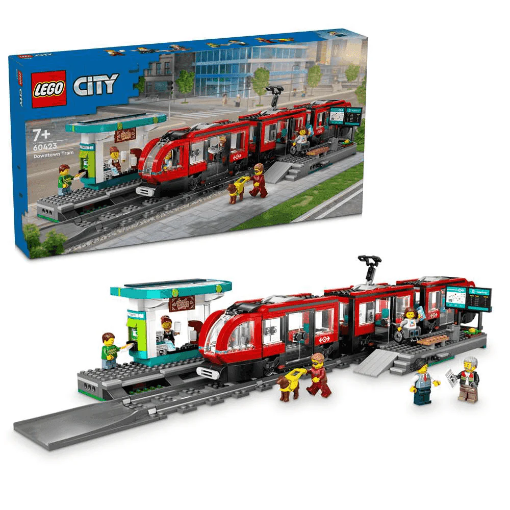 LEGO City Tranvía y Estación del Centro Juguete 60423 (811 piezas) - 7+ años - Image 2