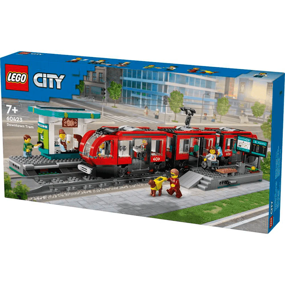 LEGO City Tranvía y Estación del Centro Juguete 60423 (811 piezas) - 7+ años - Image 3