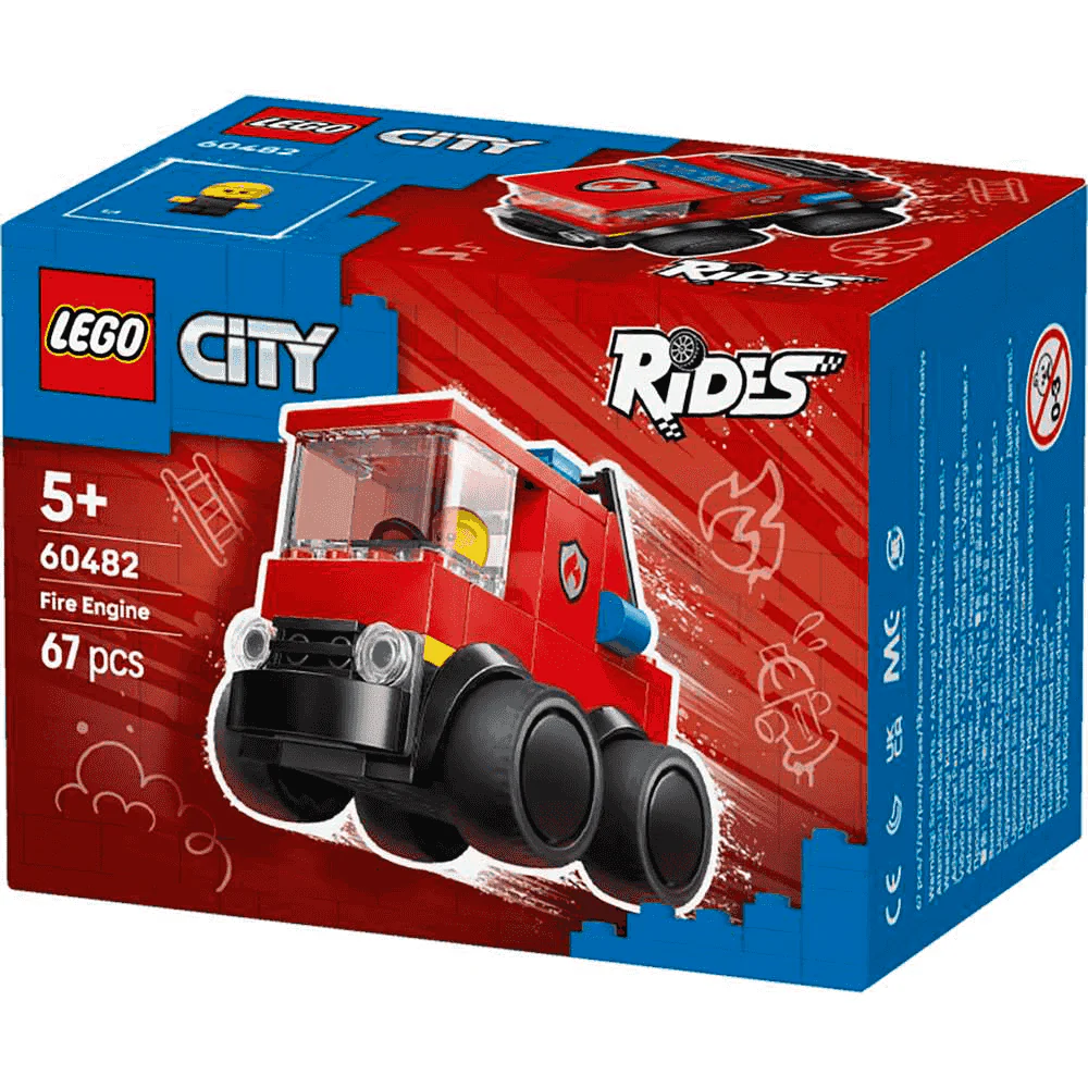 LEGO City Vehículos: Camión de Bomberos Set 60482 - Image 3