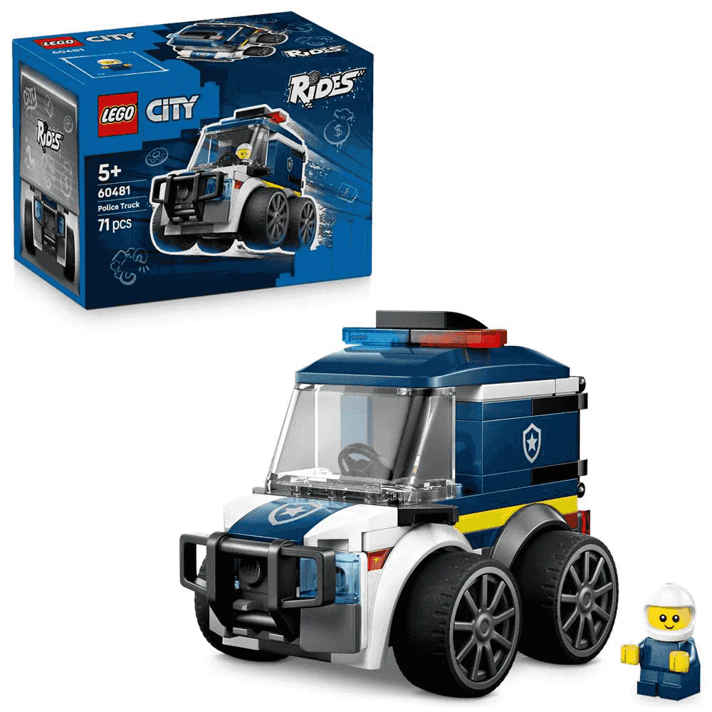 LEGO City Vehículos: Furgoneta de Policía Set 60481 - Image 2