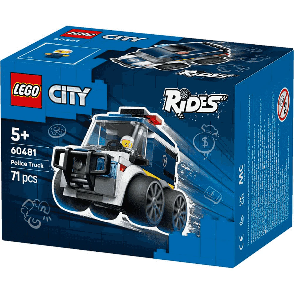 LEGO City Vehículos: Furgoneta de Policía Set 60481 - Image 3