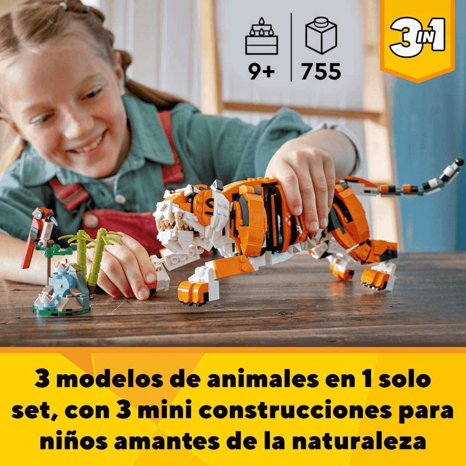 LEGO Classic 31129 Tigre Majestuoso - Image 2