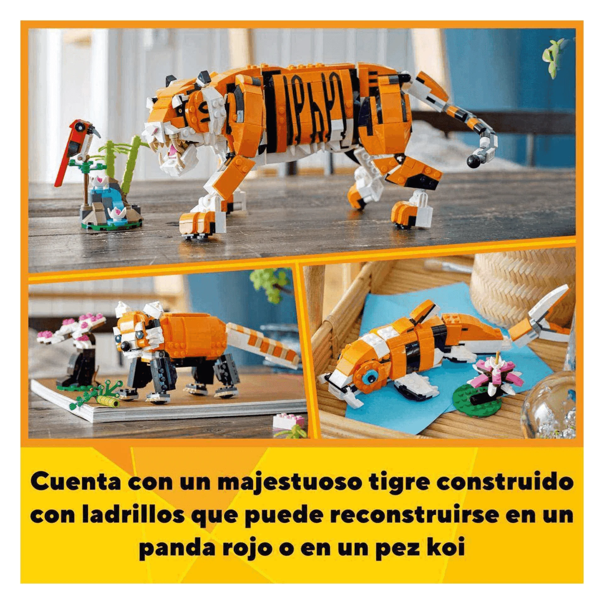 LEGO Classic 31129 Tigre Majestuoso - Image 3