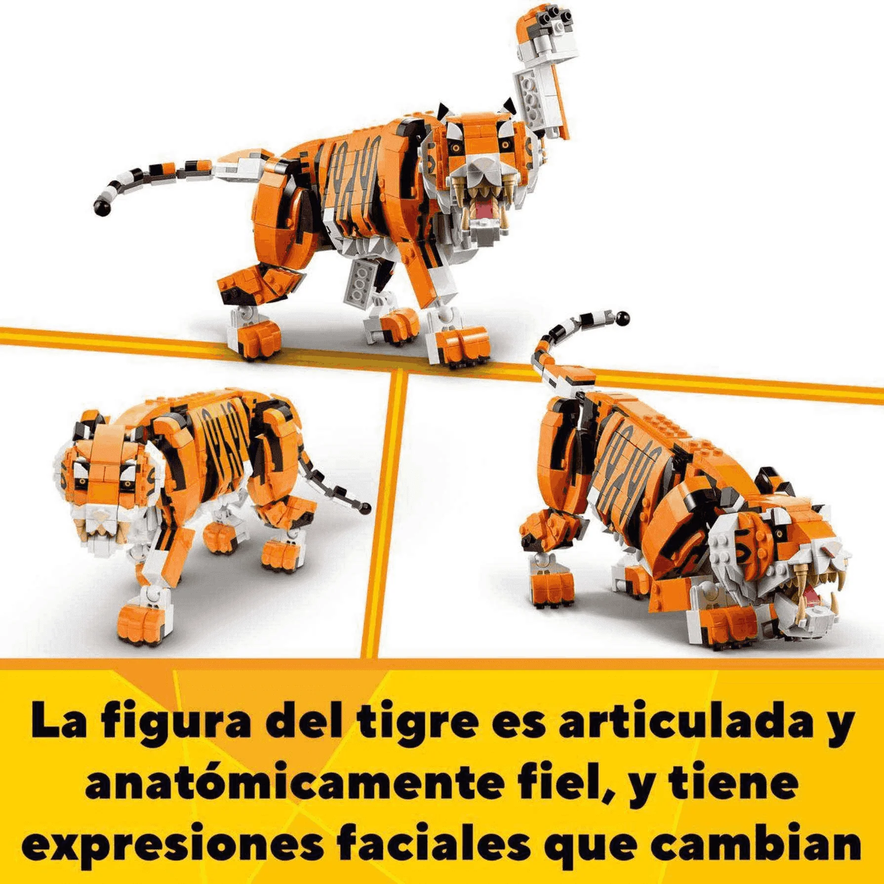 LEGO Classic 31129 Tigre Majestuoso - Image 4